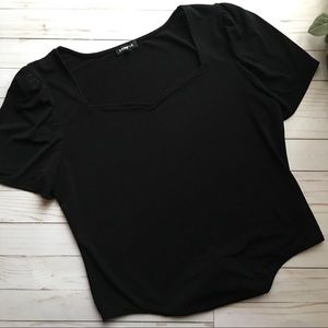 {Express} Black Bodysuit Size XL